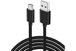 BLKING Micro USB Cable, Android Fast Charger Cables,2.4A Compatible with Samsung S7/S6/S5/J7/J6/J5/J3/A10/A6/Tablet/Xbox/PS4 Controller/HTC/Huawei/Sony/Nexus/Nokia and More (black-3)