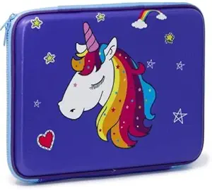 Famous Quality New Stylish Designed Print Large Capacity Hardtop EVA Pencil Case for Boys & Girls (Multi Color & Design My Vary )