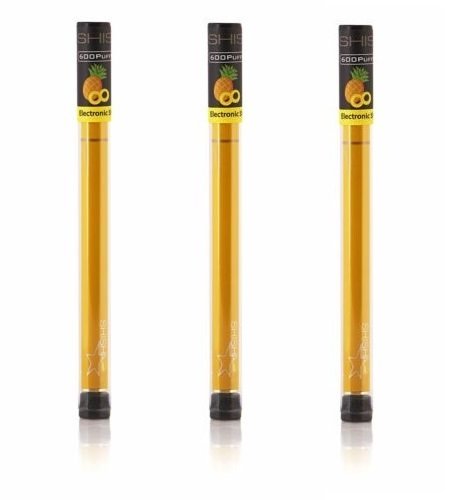 Preisvergleich Produktbild Shisha Star Shisha-Stift, Kristallspitze, 600 Züge, 3 x Ananas