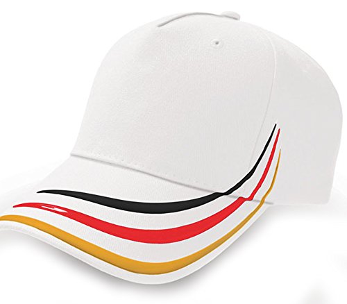 EM WM Fan Cap Europameisterschaft Fußball Mütze Hut Accessoires schwarz rot gold