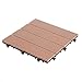 Produktbild Ultranatura Terrassenfliesen Set aus WPC, 11 Stück im Set, braun