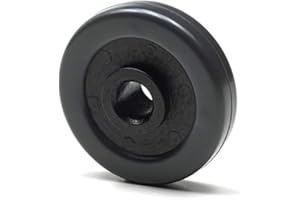 Foppapedretti - 4 ruedas de goma para Assai, color negro