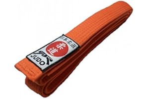 ‎BUDODRAKE Judogürtel orange mit Judo-Label