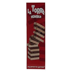 Aquamarine Games – La Torre increíble, Juego de Habilidad 28 x 8 x 8 Cm (Compudid CP017)