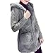 Price comparison product image Women Winter Coat,Mosstars Ladies Knitting Plush Warm Hoodies Outerwear Thicken Cozy Solid Color Long Sleeve with Pockets Cardigan Jacket