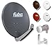 Produktbild Fuba Digital Sat-Anlage 1 Teilnehmer | Fuba DAA 650 Kompakt Sat-Antenne in Wunschfarbe + DEK 106 LNB + Winkelwandhalter