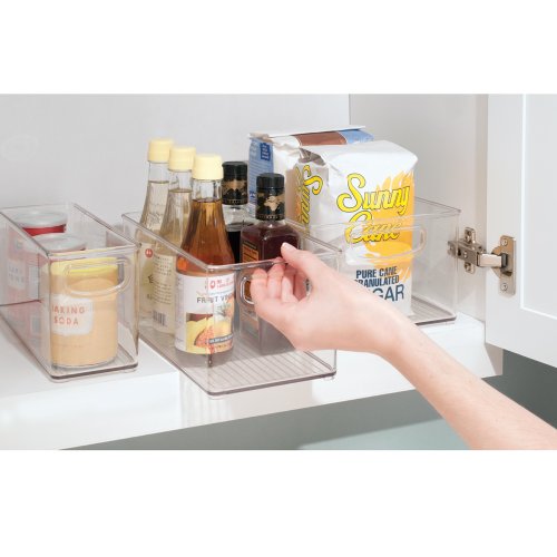 InterDesign Organizer-Box für Küchenschrank und Speisekammer – 25,5 x 20,25 x 12,75 cm, Durchsichtig - 2