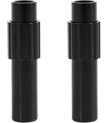 5 Schwarze Fahrrad-Kabeleinsteller – Indexierbar, Für Schalt- & Bremszüge, Aluminium