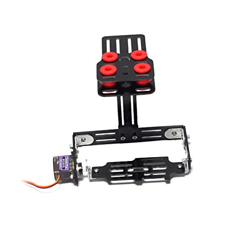 Staffa Servo PT Pan/Tilt Camera Platform supporto per fotocamera antivibrante per aereo FPV dedicato nylon PTZ per 9G SG90