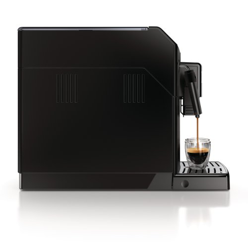 Saeco HD8761/01 Minuto Kaffeevollautomat, klassischer Milchaufschäumer, schwarz - 9