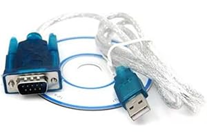 JEYEFFE CH340 Adaptador USB a RS232 macho COM Puerto serie PDA 9 pines DB9 Cable Adapter Windows Linux