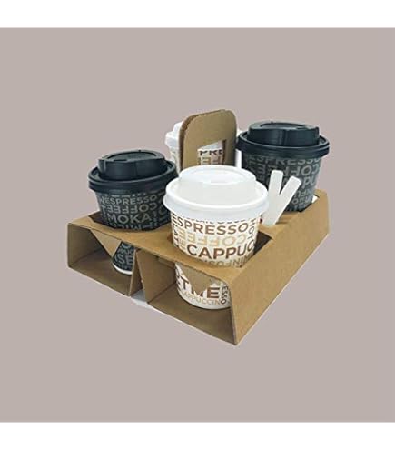 Portabicchieri Usa e Getta, Dispenser Girevole a 360° Circolare Portabicchieri con 4 Scomparti, Carta Organizzatore di Bicchieri da Appoggio in Plastica per bancone, caffetteria, buffet (grigio
