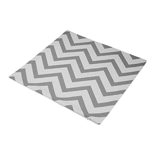 Avanzza 4er-Set Kissenhülle / Kissenbezug 40×40 cm in Grau für Kissen, Sofakissen / Sofa Kissen und Dekokissen / Deko Kissen aus der Linie Decor Chic - 7