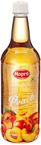Mapro Peach Flavoured Fruit Syrup, 1L