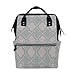 Produktbild Abstrakte Geometrische Spalier Große Kapazität Wickeltaschen Mummy Rucksack Multi Funktionen Windel Wickeltasche Tote Handtasche Für Kinder Babypflege Reise Täglichen Frauen
