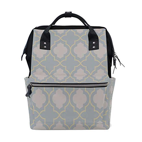 Preisvergleich Produktbild Abstrakte Geometrische Spalier Große Kapazität Wickeltaschen Mummy Rucksack Multi Funktionen Windel Wickeltasche Tote Handtasche Für Kinder Babypflege Reise Täglichen Frauen