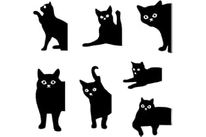 7 st magnetiska bokmärken katt, bokmärken magnetiska, magnetiska bokmärken, för kvinnor, kollegor, lärare, bokälskare och kat