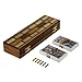 Produktbild ShalinIndia Spiel Cribbage-Mainboards festgelegt, 2 Kartendecks, 6 Metall-Heringe mit Speicher