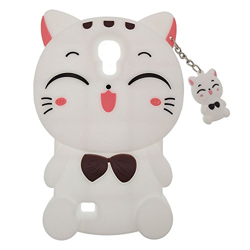BENKER Samsung Galaxy S4 Funda  Anti-Ara  azos y Shockproof Im  genes de Dibujos Animados en 3D de Alta Calidad de Silicona Funda Protecci  n Cubrir Suave Flexible Funda - 2 Gatos