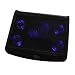 Produktbild LS Premium Notebook Kühler LS-T5 | Laptop Cooling Pad Ständer| 5x Lüfter / Fan | mit 2 x USB HUB und blaue LED | 10"-17" Zoll