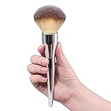 ITPLUS Makeup Brushes, Foundation Brush Powder Brush Brushes for Make Up (Silver)