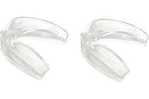 WeddHuis 2 Pièces Protège-Dents Boxe, Protège-Dents Sportif Protège-Dents Boxe Protège-Dents Sportif Pour Hommes Avec Boîte De Rangement Transparente Pour Boxe Basketball Hockey Et Football