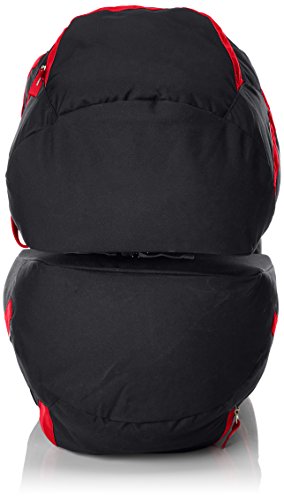 VAUDE SE Traveller Comfort II W/O Rainco Alforja, Unisex Adulto, Negro (Black/Red), Talla Única - VAUDE