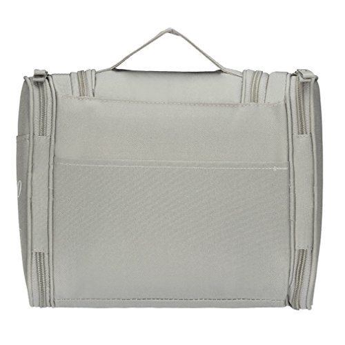 Fetoo Faltbare Kulturbeutel Kulturtasche Waschtasche Toiletry Bag Kosmetiktasche Zum Aufhängen für Reise Urlaub, wasserdicht - 2