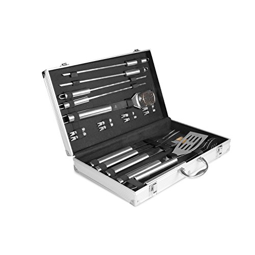 Rustler Grillbesteck, silber, 45x24x45 cm, RS-8395