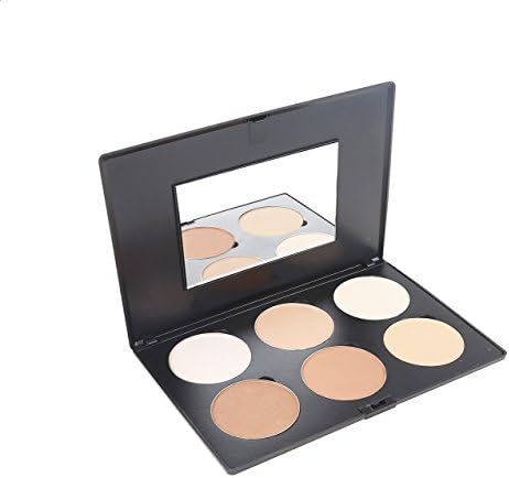 Hot Sweety 6 Color Make Up Face Contour Compact Kit Face Contour Palette Beauty Contour Palette Cosmetic Natural Color Mineral Powder Pressed Powder (YH16006)