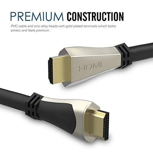 MoKo 4.5M HDMI 2.0 Kabel mit Vergoldete Kontakte für Amazon Fire TV und andere HDMI-fähige Geräte, Schwarz - 2