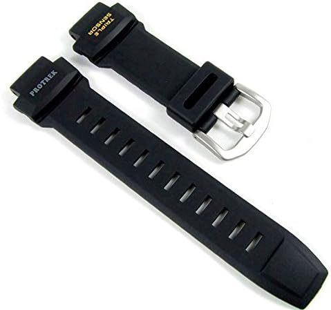 Casio Ersatzband Uhrenarmband Resin schwarz 18mm für PRG-550-1A9J PRG-550
