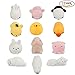 Produktbild 12pcs Squishies Spielzeug Niedlich Tier Squeeze Langsam Rising Squishies Stress Relief Soft Toy -Spielzeug für Kinder als Mitgebsel und Preis beim Kindergeburtstagentspannbare Squeeze Ball Knautschball Antistressball
