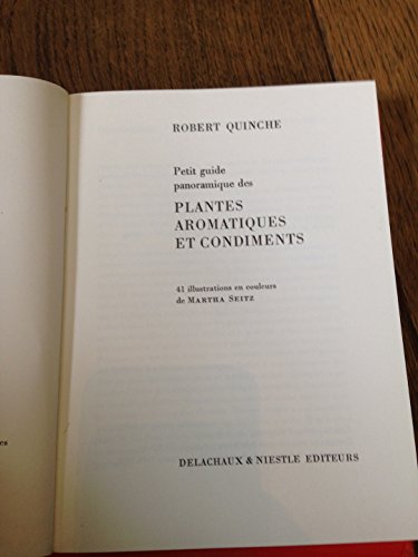 couverture de : Petit guide panoramique des plantes aromatiques et condim...