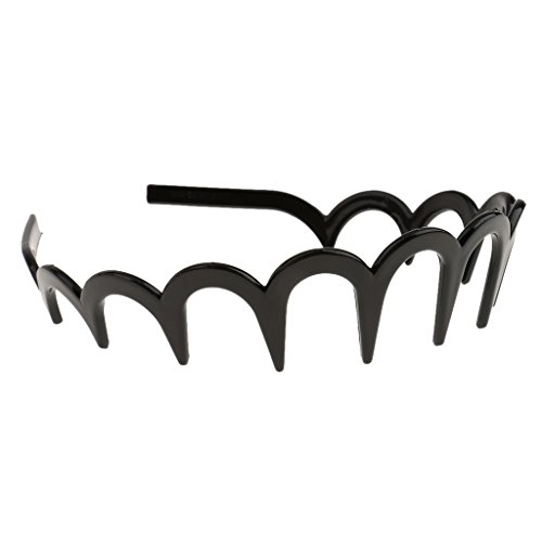 Zigzag Toothed Hairband for Men and Women
