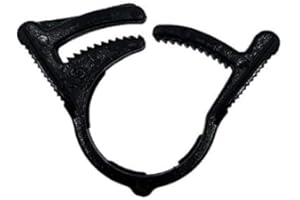 RIEGOPRO SU TIENDA DE RIEGO RIEGOPRO Abrazadera de Goteo para Tubería de 16mm, Bolsa de 25 Unidades, Color negro, Sujección de la tubería para Riego por Goteo y Jardinería