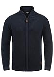 chaquetas de punto hombre tallas grandes detalles: rebeca en la óptica Troyer hecho de Punto grueso, mangas raglán, insignia de cuero artificial en el dobladillo, cintura y puños de canalé, cierre con cremallera oculto