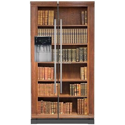 Preisvergleich Produktbild stickersnews - Sticker Kühlschrank amerikanischen Haushaltsgeräte Deko Bibliothek 719