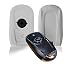Produktbild Hülle für Opel Smart Key Modell D - Cover Schutz 3-Tasten Autoschlüssel - Silikon Schlüssel Schutzhülle - für Keyless - Go (grau)