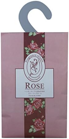 Frandy House Scented Sachet for Drawer and Closet with hook, pack of 3 (rose)