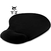 Lunatic TKZ Siyah Ergonomik Suya Dayanıklı Bileklikli Mouse Pad