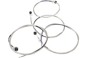 Btuty Corde Di Contrabbasso 4 Pezzi, Anima In Acciaio Al Nichel-Cromo