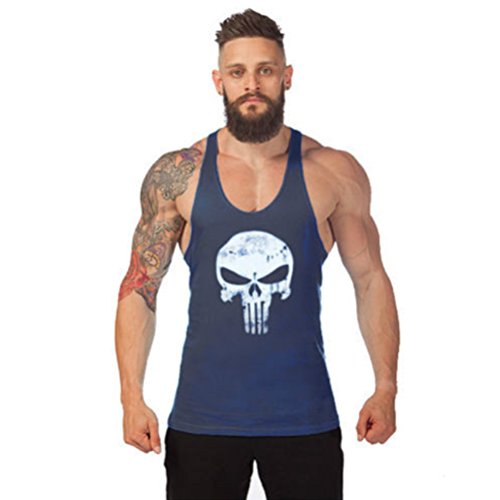 ROBO Tanque Deportivo Canotterie Para Hombres Gimnasio Músculo Formación Túnica Tank Top Sin Manga