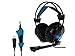 SADES A30s USB Plug Deep Bass Glittering Gaming Headset with Remote and Adjustable Mic for Computer Cable Length 58 Appr. 2.2m Black RS.14795.00
