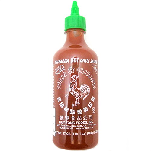 Huy Fong Foods Inc., Sriracha, Hot Chili Sauce, 17 oz (482 g) (2pack)