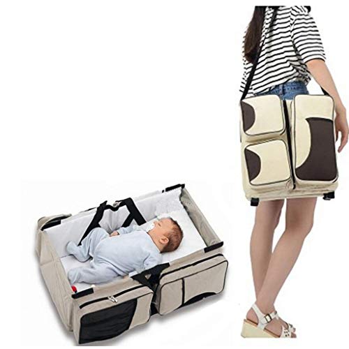 Preisvergleich Produktbild Baby Kinderwagen Tragbare Reisen Krippe Faltbare Multifunktion Bett