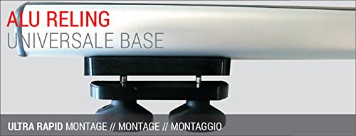 Preisvergleich Produktbild Alu Reling Dachträger universal 122 cm