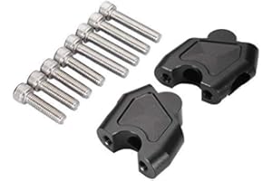 ‎NIKOU Nikou Motorrad Lenker Riser, Lenkerklemmen Lenkerheber CNC Riser Hebeklemme, kompatibel mit Hon-da Nc700x Nc700s Nc750x Nc750s Cb500f Cb500