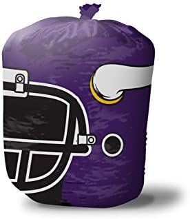 NFL Minnesota Vikings Stuff-A-Helmet Lawn &amp; Leaf Bag, Large/57 gallon, Purple