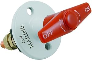 EUROMARINE Coupe-batterie unipolaire 300A poignée rouge